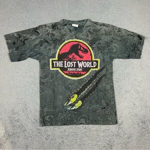 The Lost World Jurassic Park Graphic Tee - Black/Grey